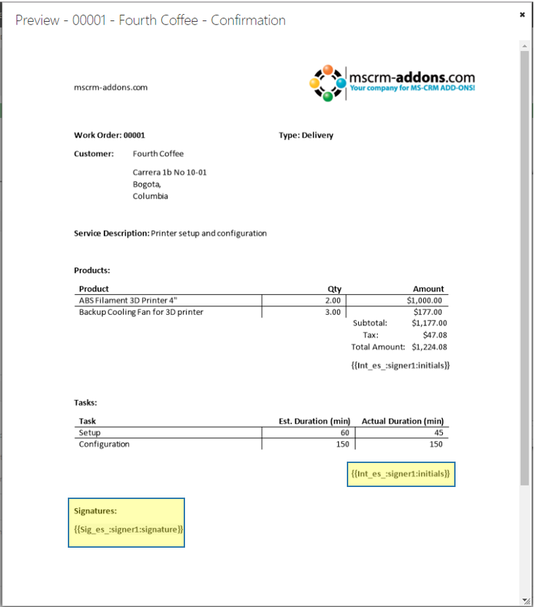 Preview of your document
