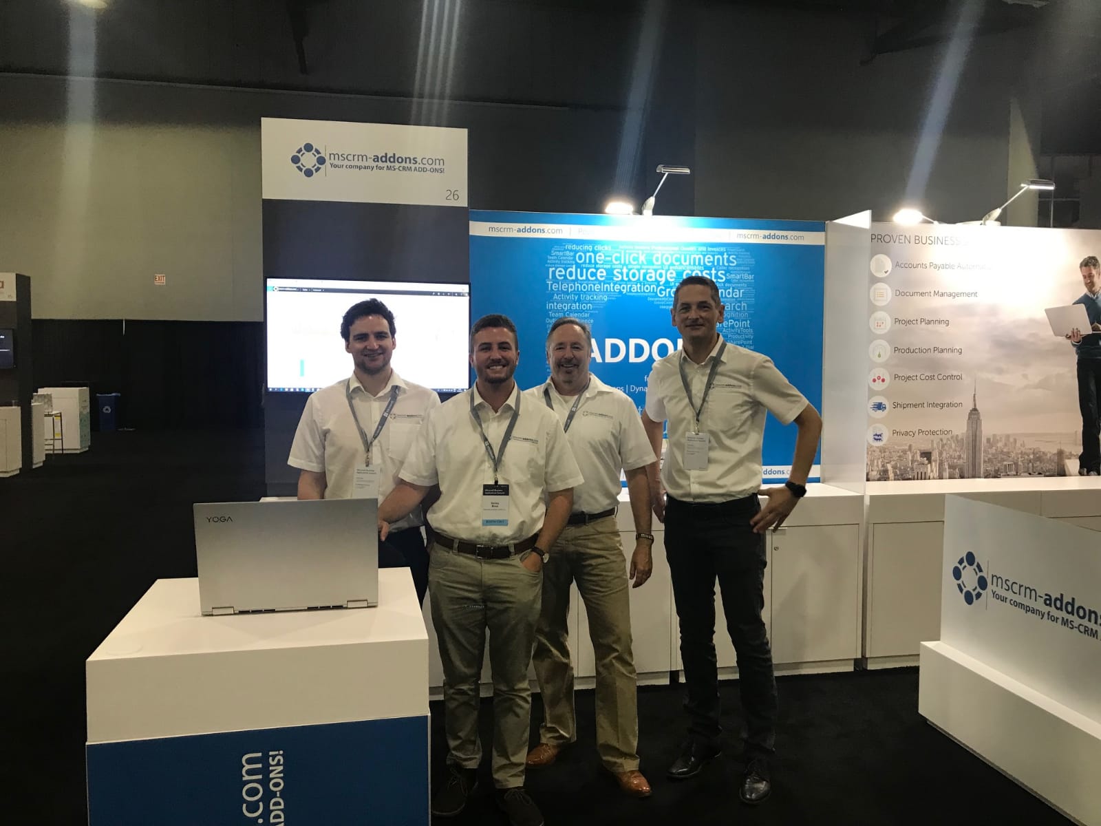 Our team at Microsoft Business Applications Summit 2019
