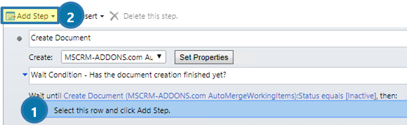  Add step