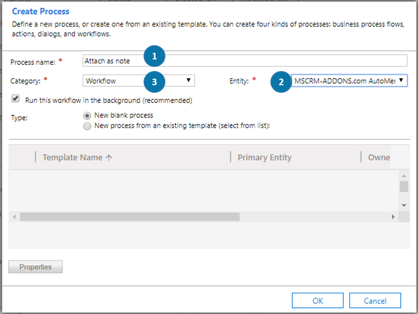 Create a new workflow