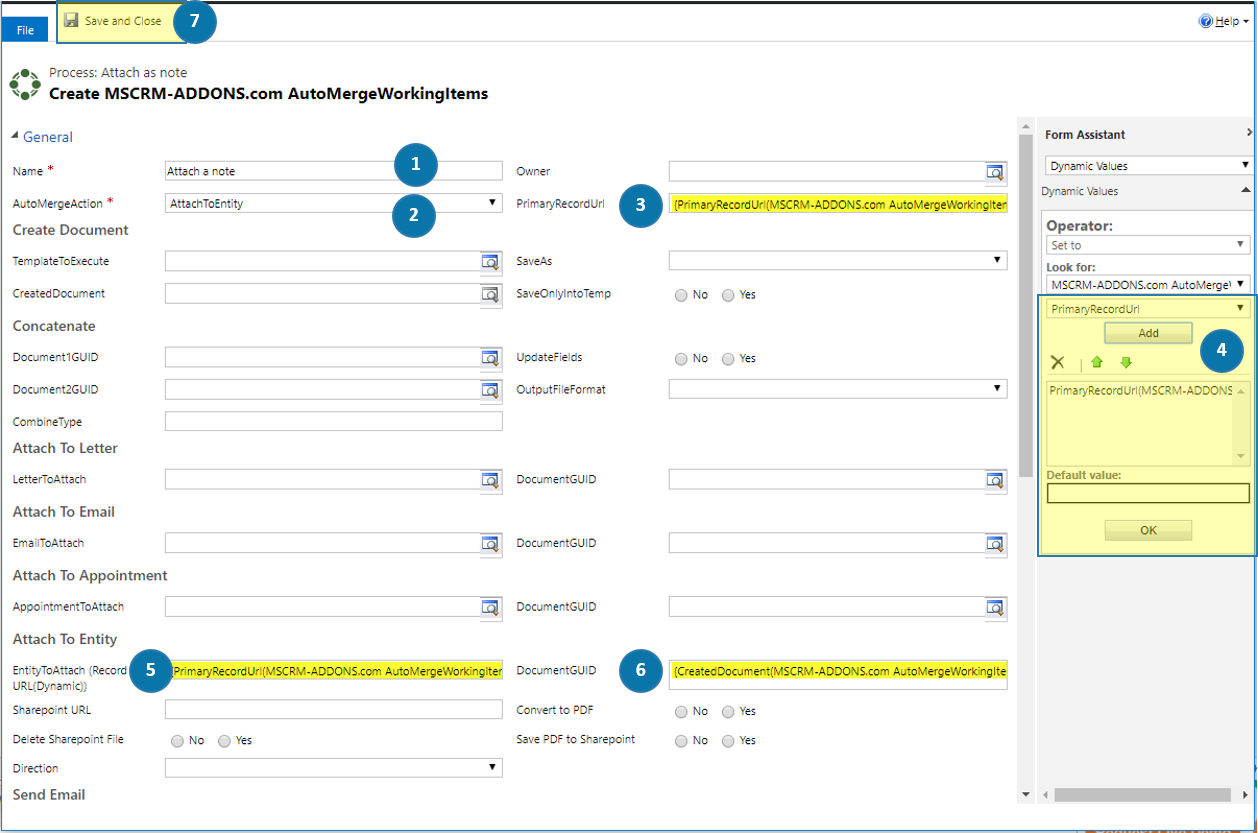 Configure the workflow