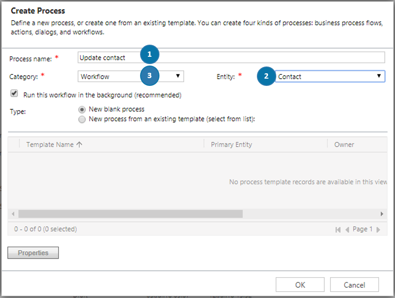 Create a new workflow