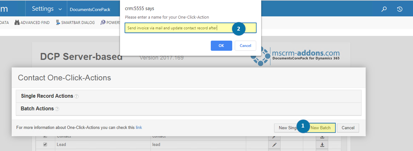 Create New Batch