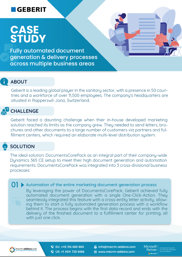 Geberit Case Study